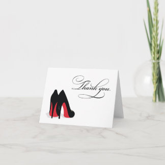 Merci de chaussure rouge