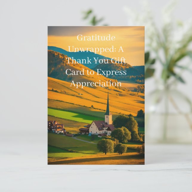 Merci de coeur Le don de gratitude (Debout devant)