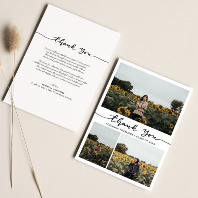 Merci de collage de photos pour les diplômés (Créateur téléchargé)