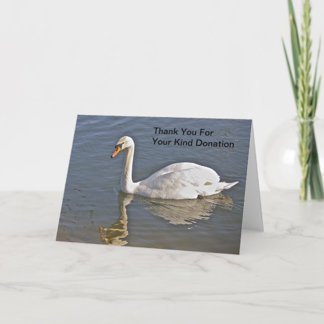 Merci de cygne pour votre carte aimable de (Devant)