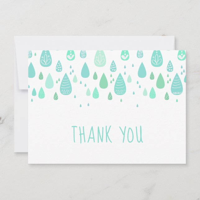 Merci de  de Mint Green Raindrops (Devant)