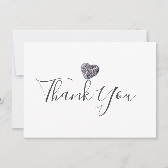 Merci de découverte du coeur de galets (Devant)