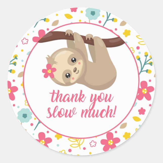 Merci de fentes mignonnes Favoriser Stickers Fleur (Devant)