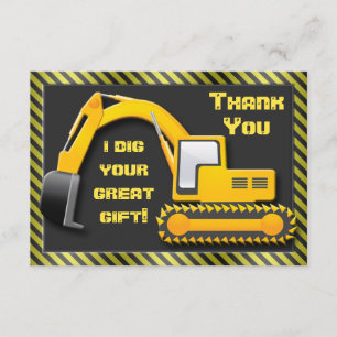 Merci de fête d'anniversaire de construction