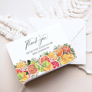 Merci de Fête des mariées Citrus