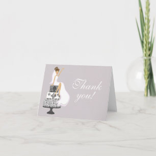 Merci de Fête des mariées moderne de mariée rose c