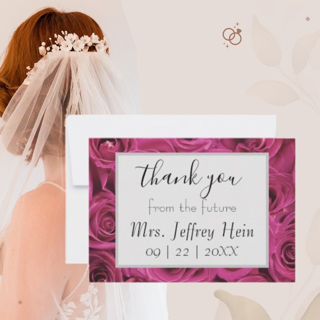 Merci de Future Mme Bridal Merci cartes (Créateur téléchargé)