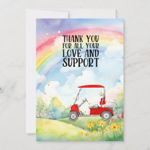 Merci de golf pour l'amour et le soutien du golfeu