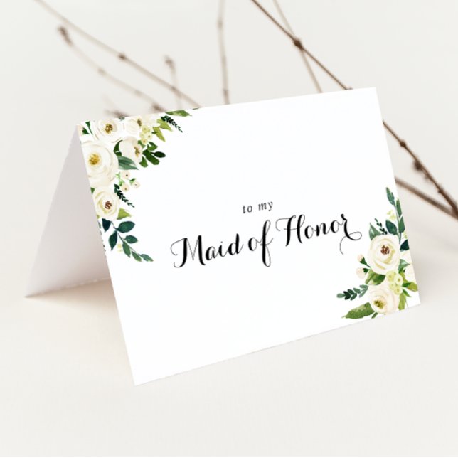 Merci de la fête de la mariée blanche et fleurie (Créateur téléchargé)