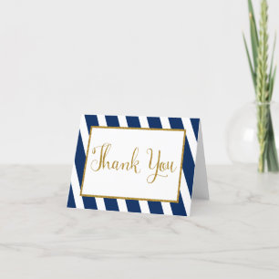 Merci de la Marine Blue Gold Stripes