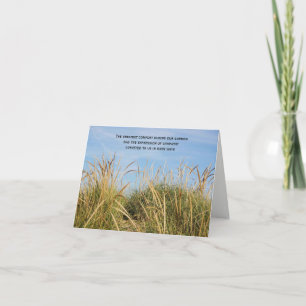 Merci de la sympathie de l'herbe de plage