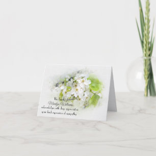 Merci de la sympathie des fleurs d'Apple