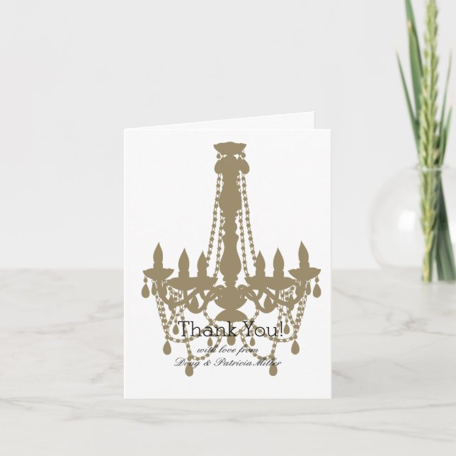 Merci de lustre d'or (Devant)