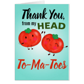 Merci, de ma tête à mes tomates