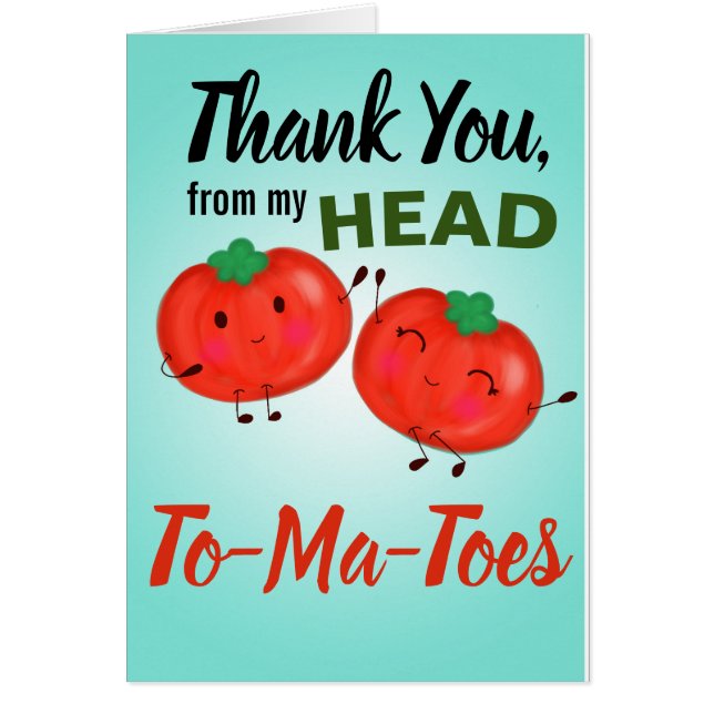 Merci, de ma tête à mes tomates (Devant)