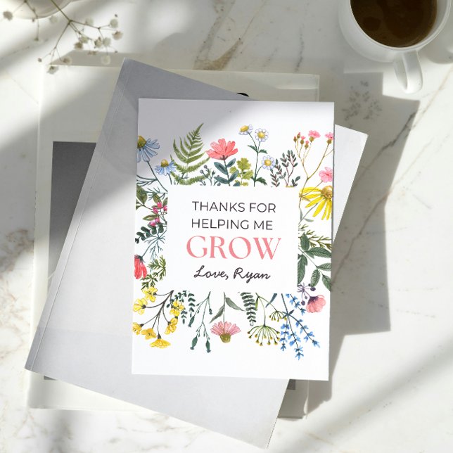 Merci de m'aider à devenir enseignant / Cadeau de  (Créateur téléchargé)