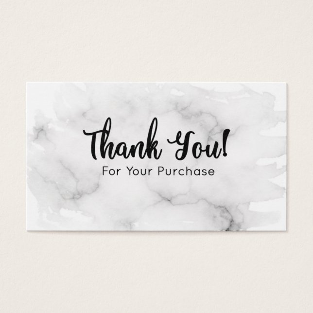 Merci de marbre pour votre achat (Devant)