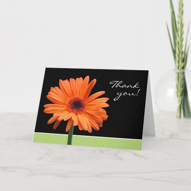 Merci de marguerite orange (Devant)