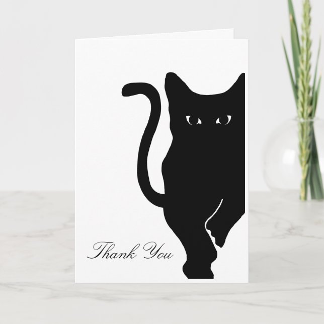 Merci de mariage de chat noir (Devant)