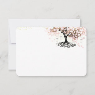 Merci de Mariage du tableau de bord Pink Heart Lea