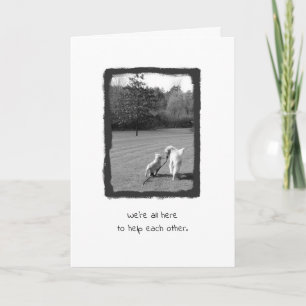 Merci de m'avoir aidé ! Carte de remerciements