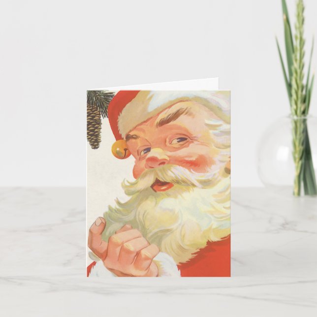 Merci de Noël vintage (Devant)