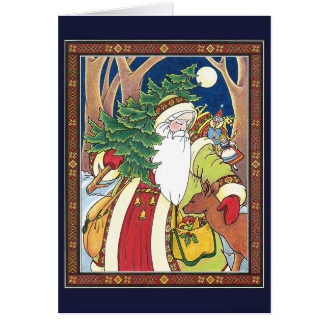 Merci de Noël vintage (Devant)
