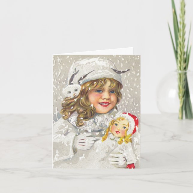 Merci de Noël vintage (Devant)