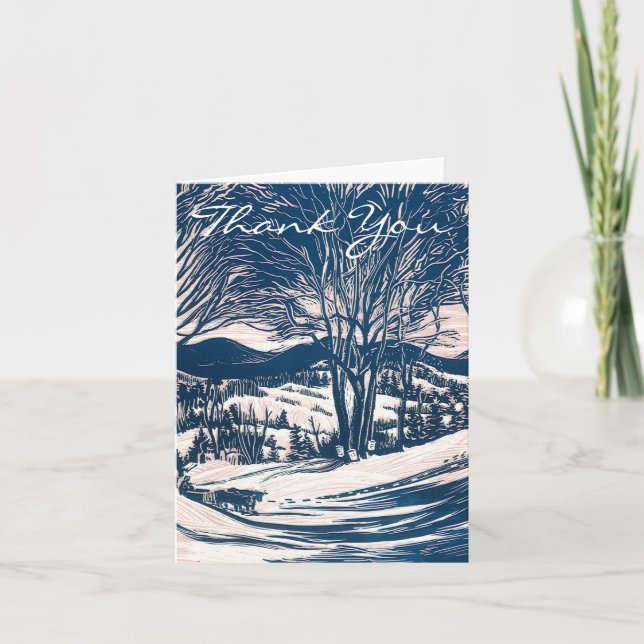 Merci de Noël vintage (Devant)