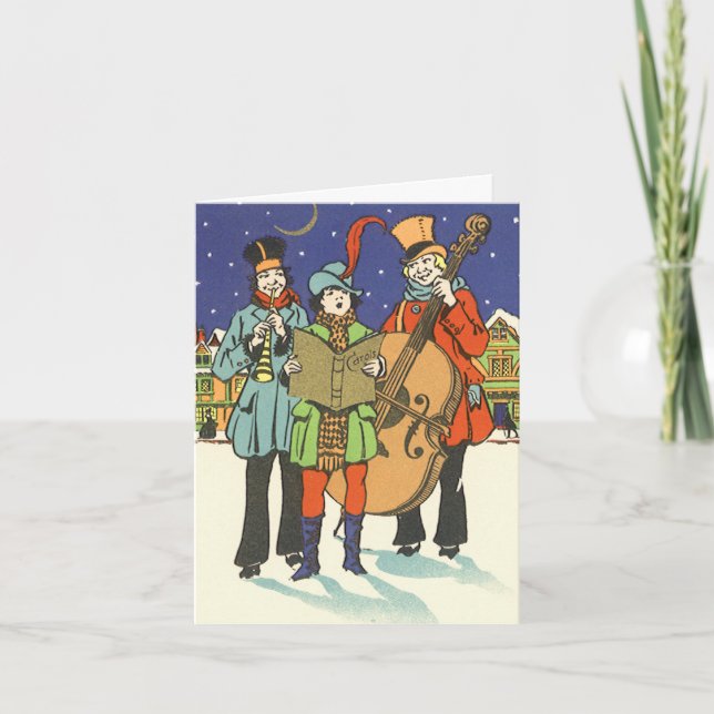 Merci de Noël vintage (Devant)
