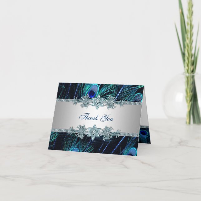 Merci de paon de bleu royal (Devant)