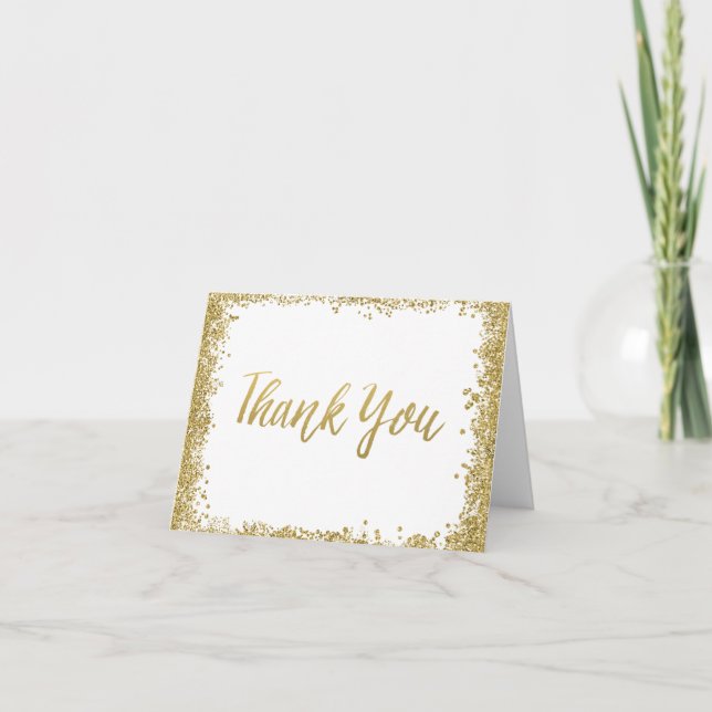 Merci de Parties scintillant White Gold Faux (Devant)