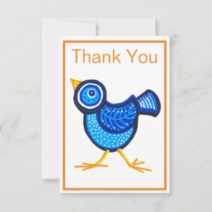 Merci de poule bleu