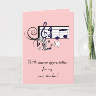 Merci de professeur de musique