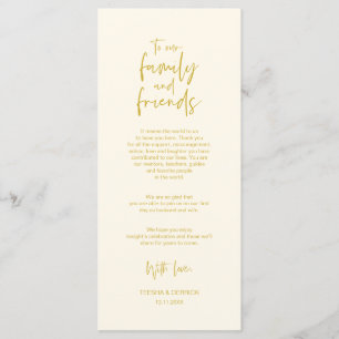 Merci de réglage de la place, carte Gold minimalis