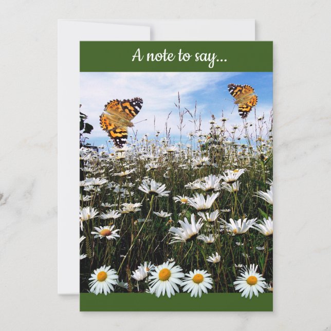 Merci de texte personnalisé Daisy Meadow (Devant)