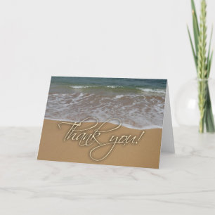 Merci de thème de plage
