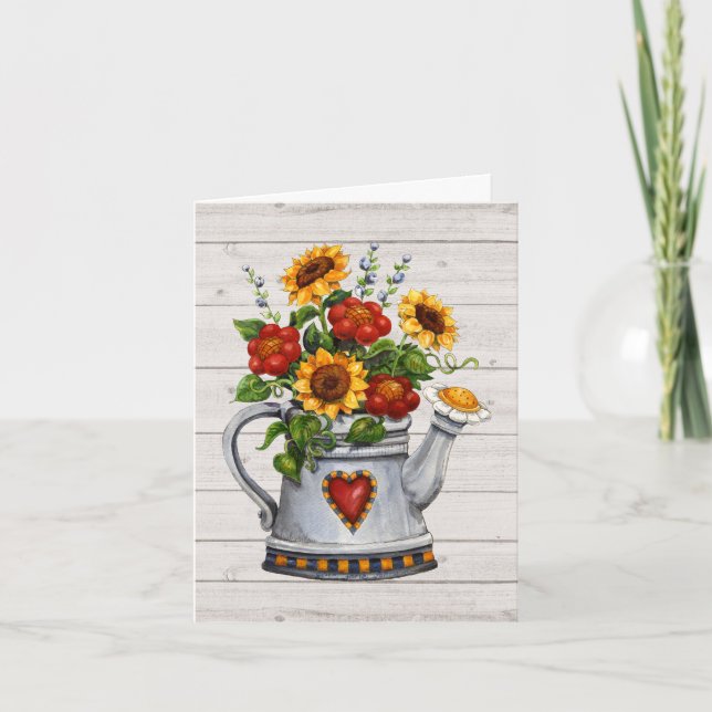 Merci de tournesol ou note vide (Devant)