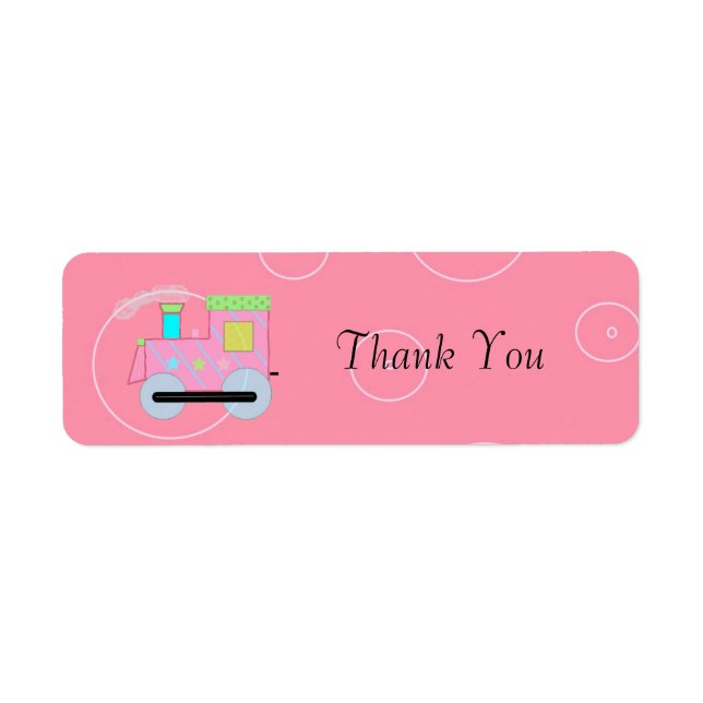 Merci de train Pink Choo Choo (Devant)
