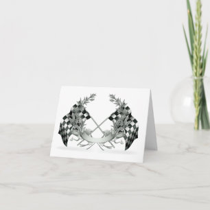 Merci de voiture de course automobile ou note blan