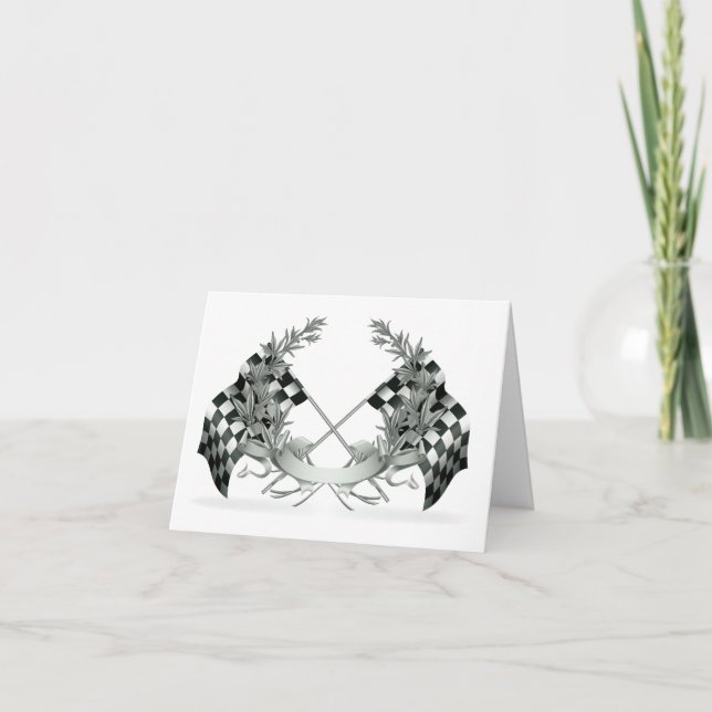 Merci de voiture de course automobile ou note blan (Devant)