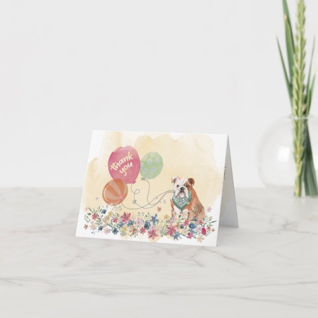 Merci de votre chien en ballons (Devant)