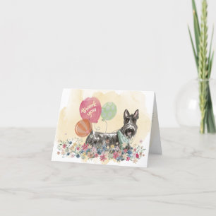Merci de vous et Scottish Terrier Dog ballons