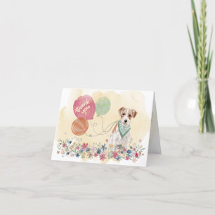 Merci des ballons You & Jack Russell Terrier
