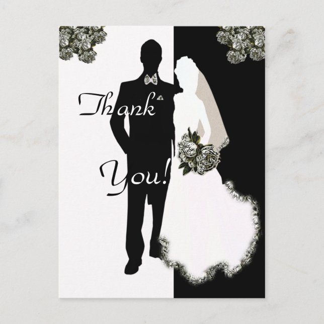 Merci des cartes de mariée et de chambre (Devant)