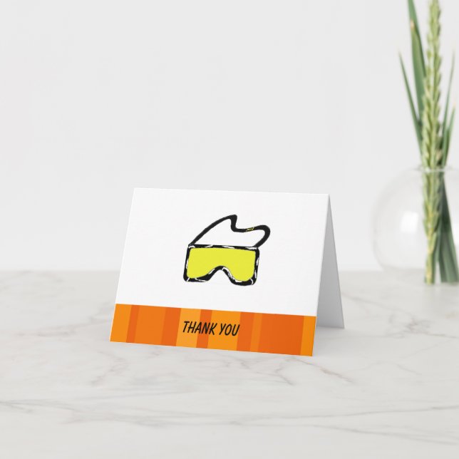 Merci des lunettes de ski (Devant)