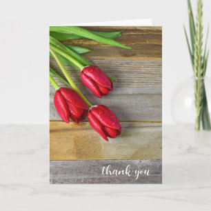 Merci des Tulipes rouges