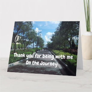Merci d'être avec moi dans le voyage
