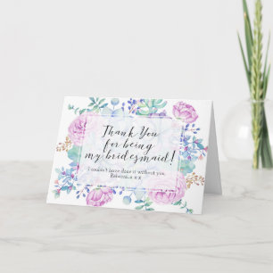 merci d'être ma carte de demoiselle d'honneur succ