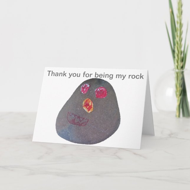 Merci d'être ma carte rock (Devant)